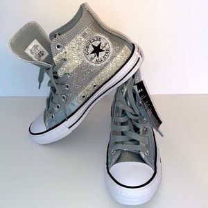 Limited Edition Silver Simmering Converse